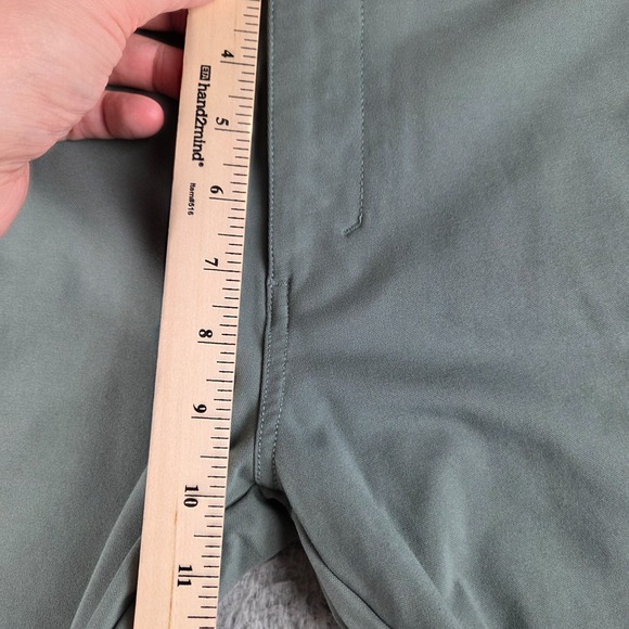 BYLT Premium Basics Men 36 Green Everyday Pant 2.0 Slim Fit Performance Stretch - Picture 4 of 11